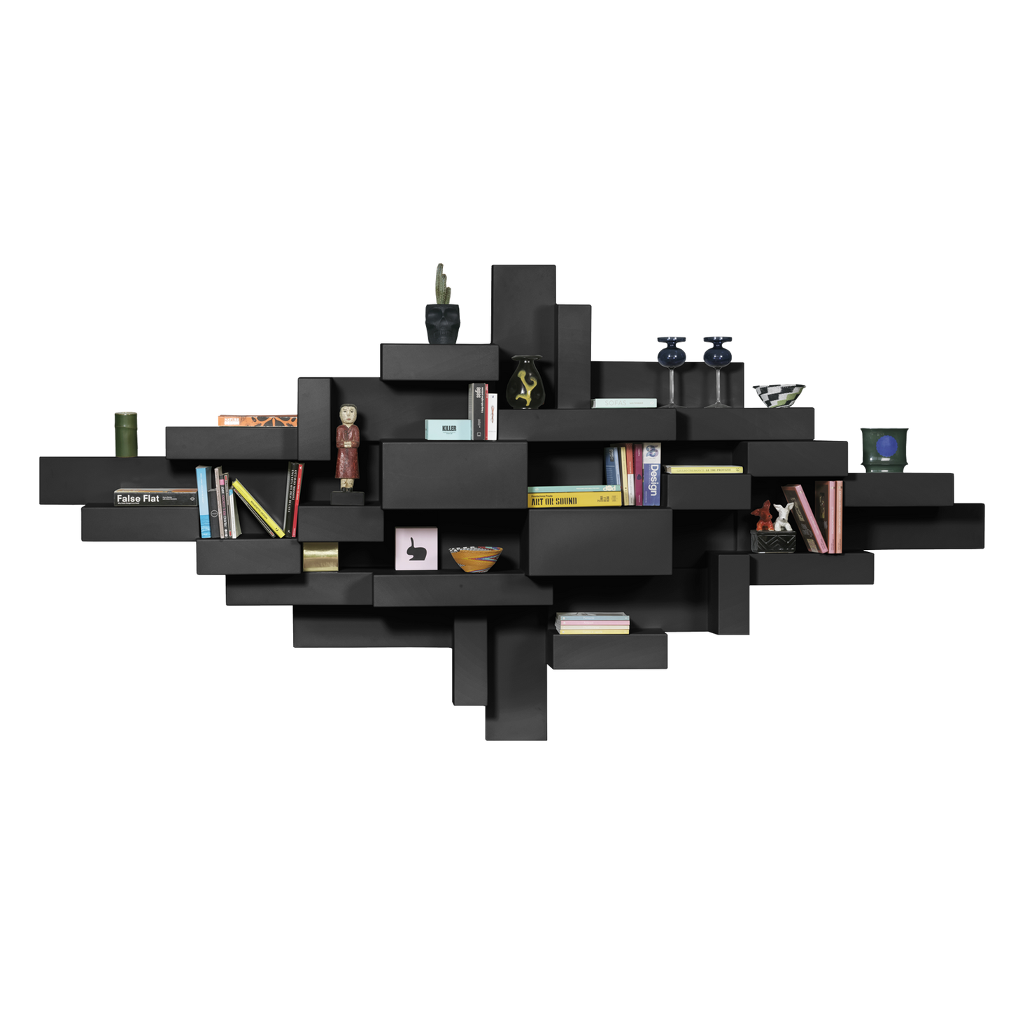 PRIMITIVE BOOKSHELF BLACK Hyller