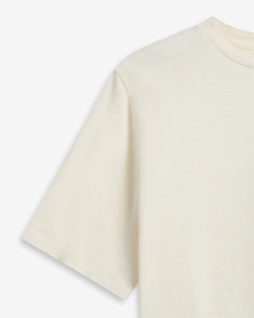 Core Hemp Tee Linen White T-skjorter