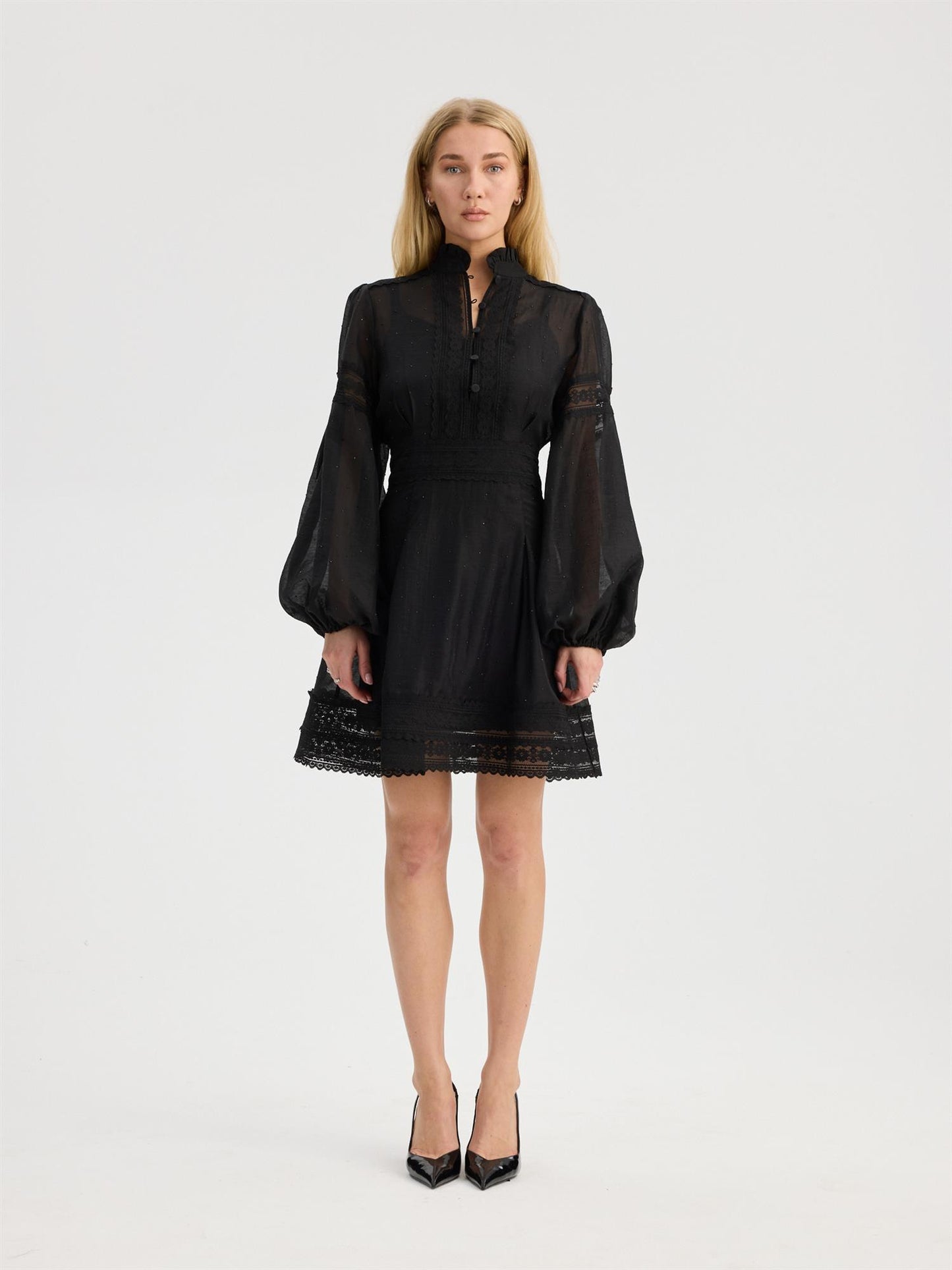 Aliah Stone Dress Black Kjoler