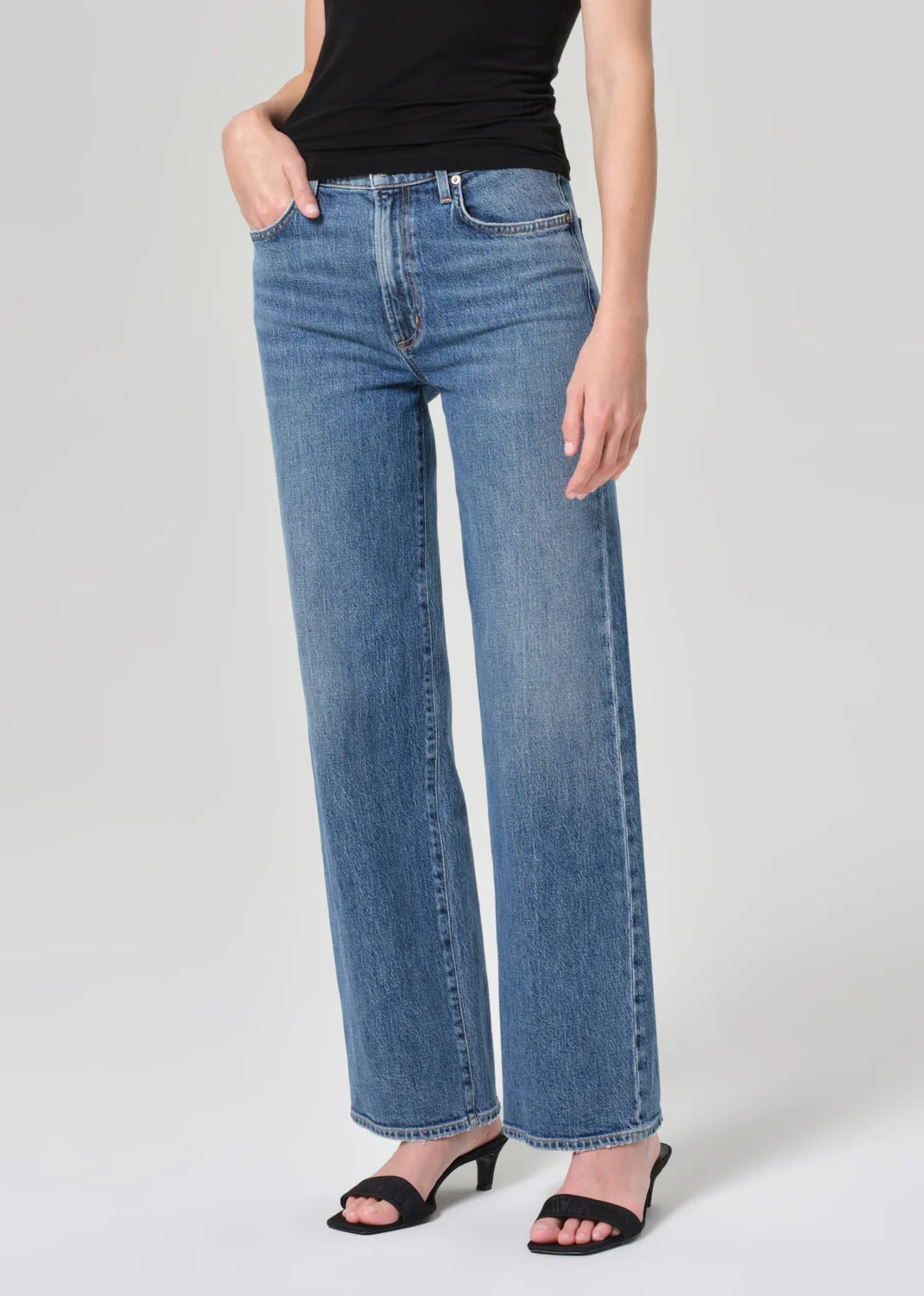 Harper Straight Jeans in Fix Bukser