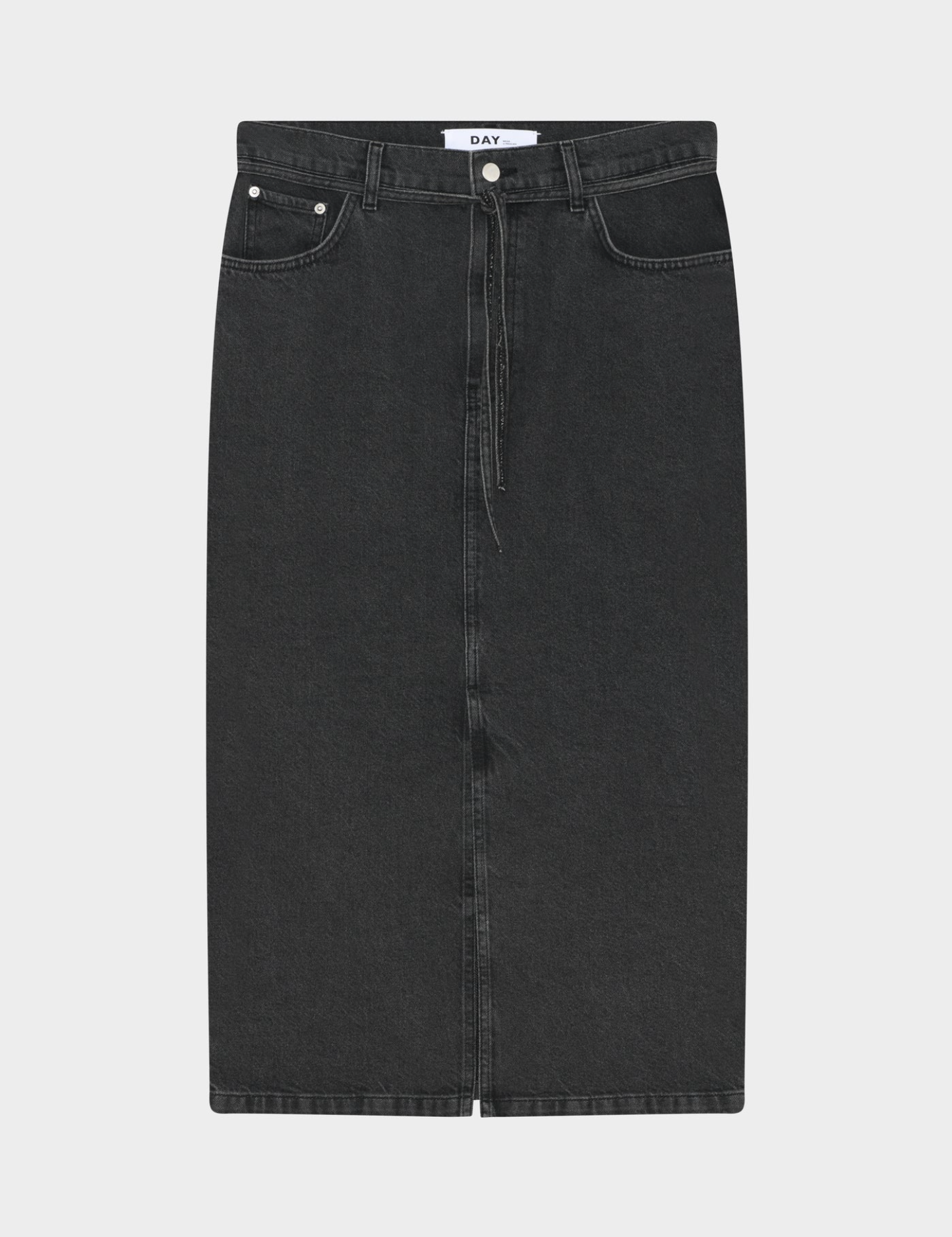 Ben - Black Denim Skirt Skjørt