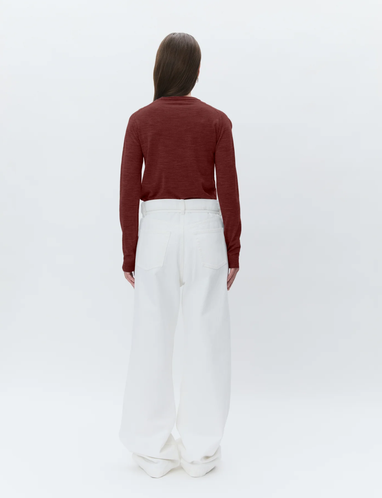 Annabelle Burgundy Gensere