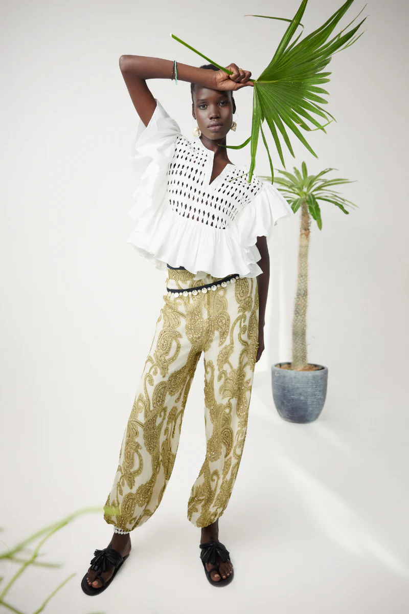 Tommie Top Crispy White Bluser
