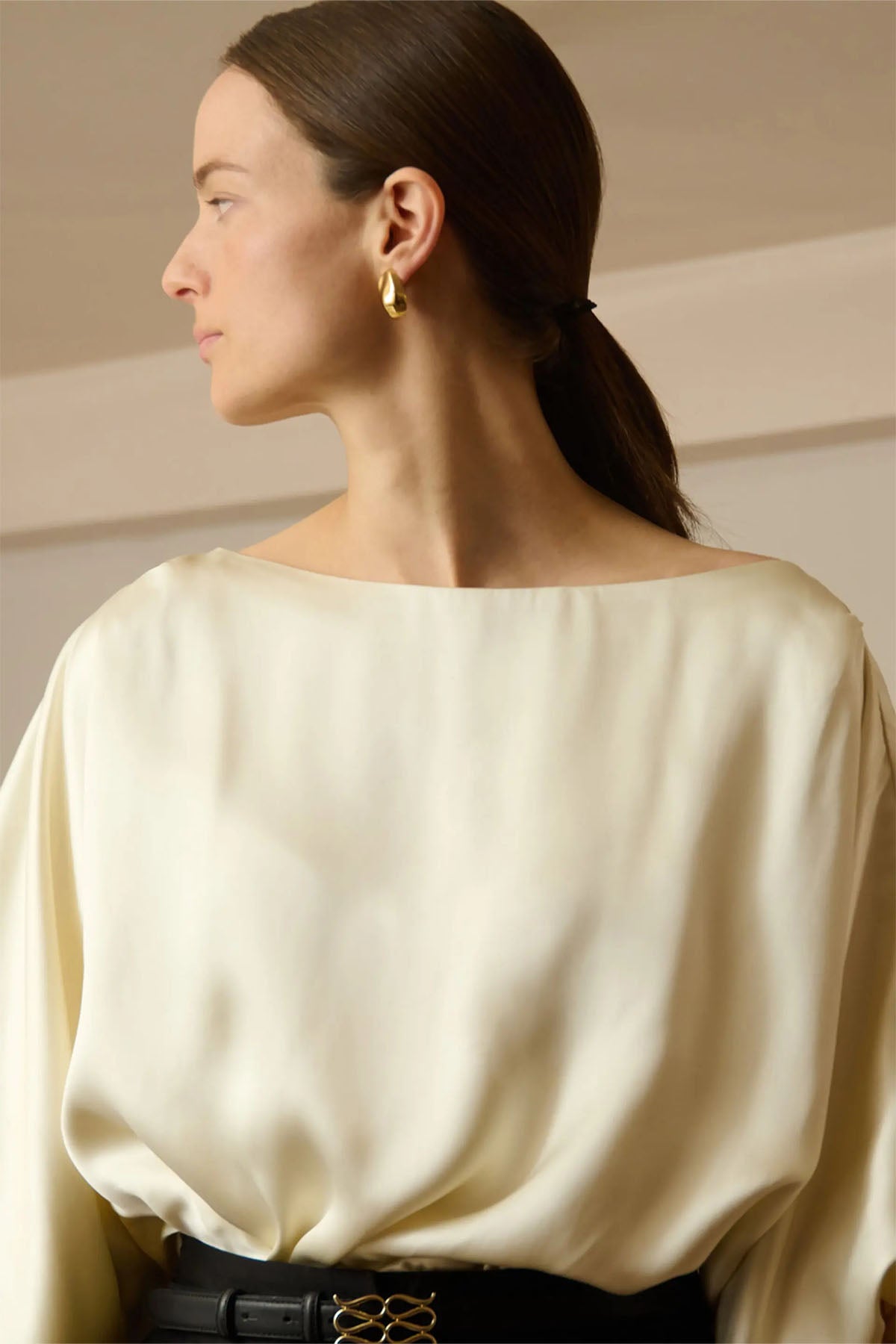 Bluser | Havanna Boat-Neck Puff-Sleeve Blouse