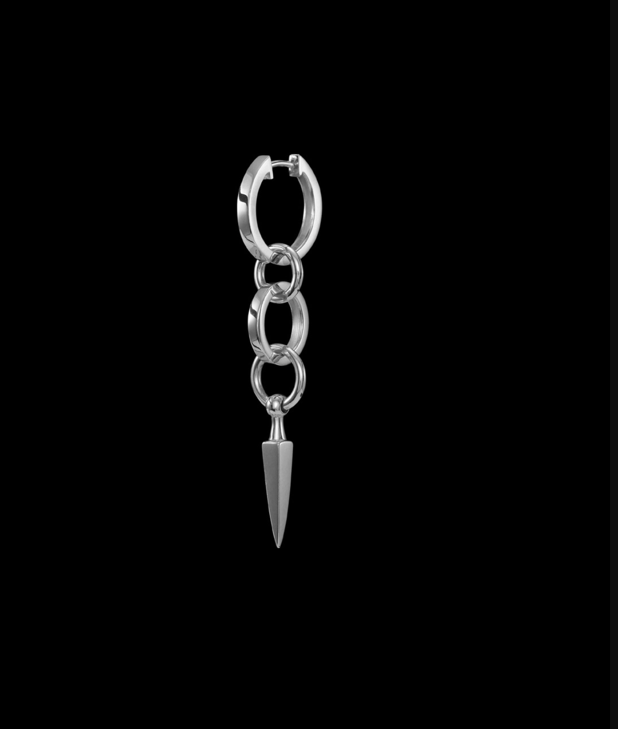 Chaos Queen Earring Silver Øredobber