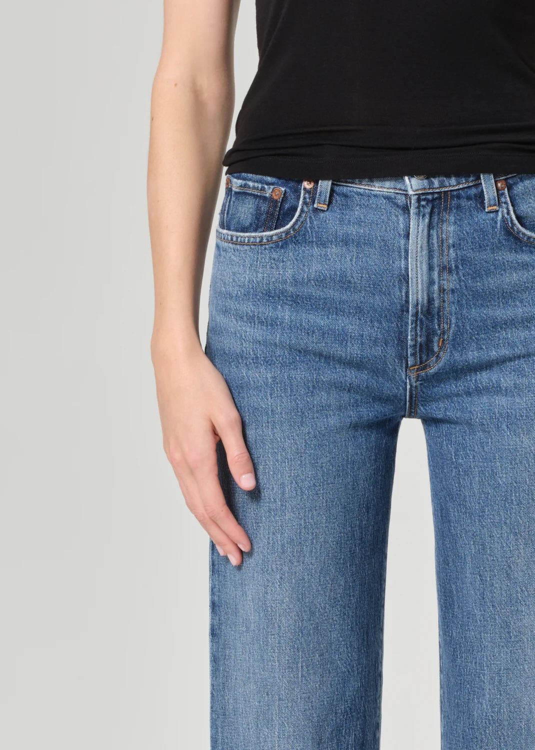 Harper Straight Jeans in Fix Bukser