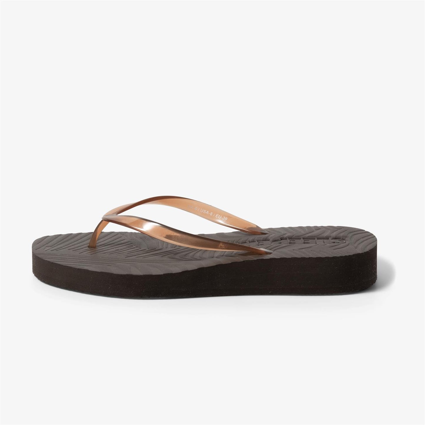 Sko | TAPERED PLATFORM - Brown Transparent