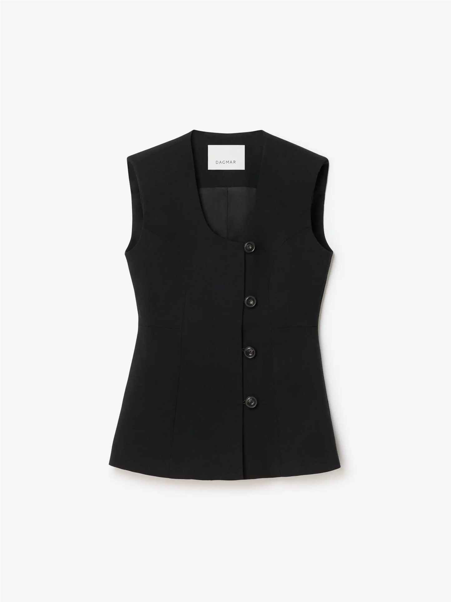 Sleeveless Blazer Black Blazere