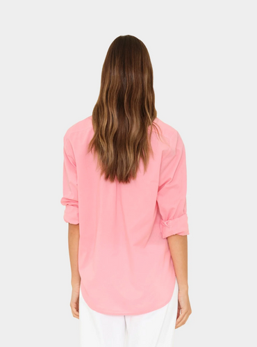 Beau Shirt Hot Coral Bluser