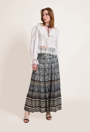 Bluser | Rosalia Top Simply White