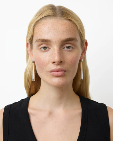 The Louise Earrings Silver Øredobber