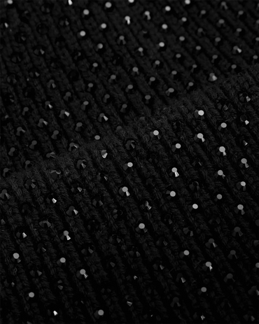 Embellish Beanie Black Lue