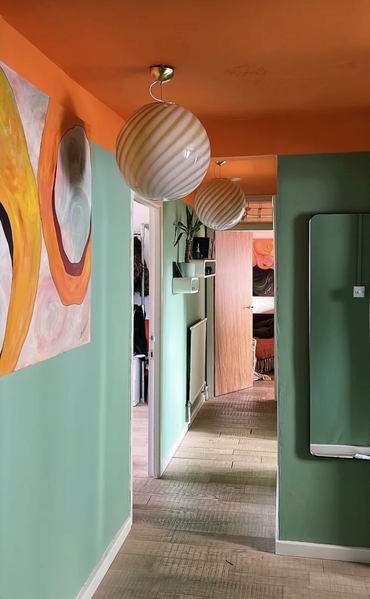 Ø40 Murano Pendel Crem Karamel Lamper