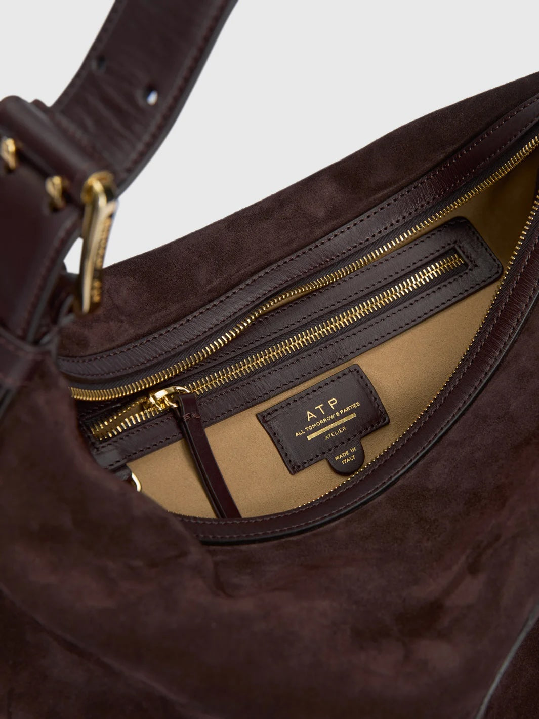 Bassano Walnut Suede Tote Bag Vesker