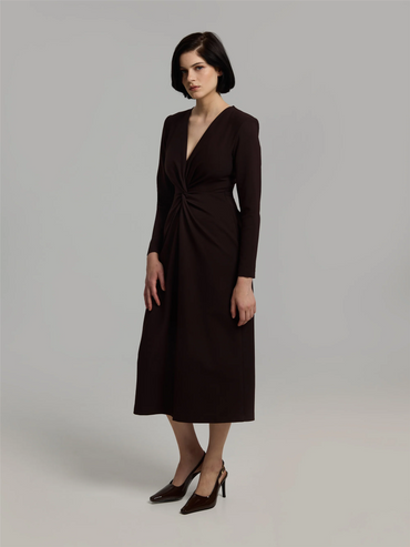 Nellie Dress Mocha Kjoler