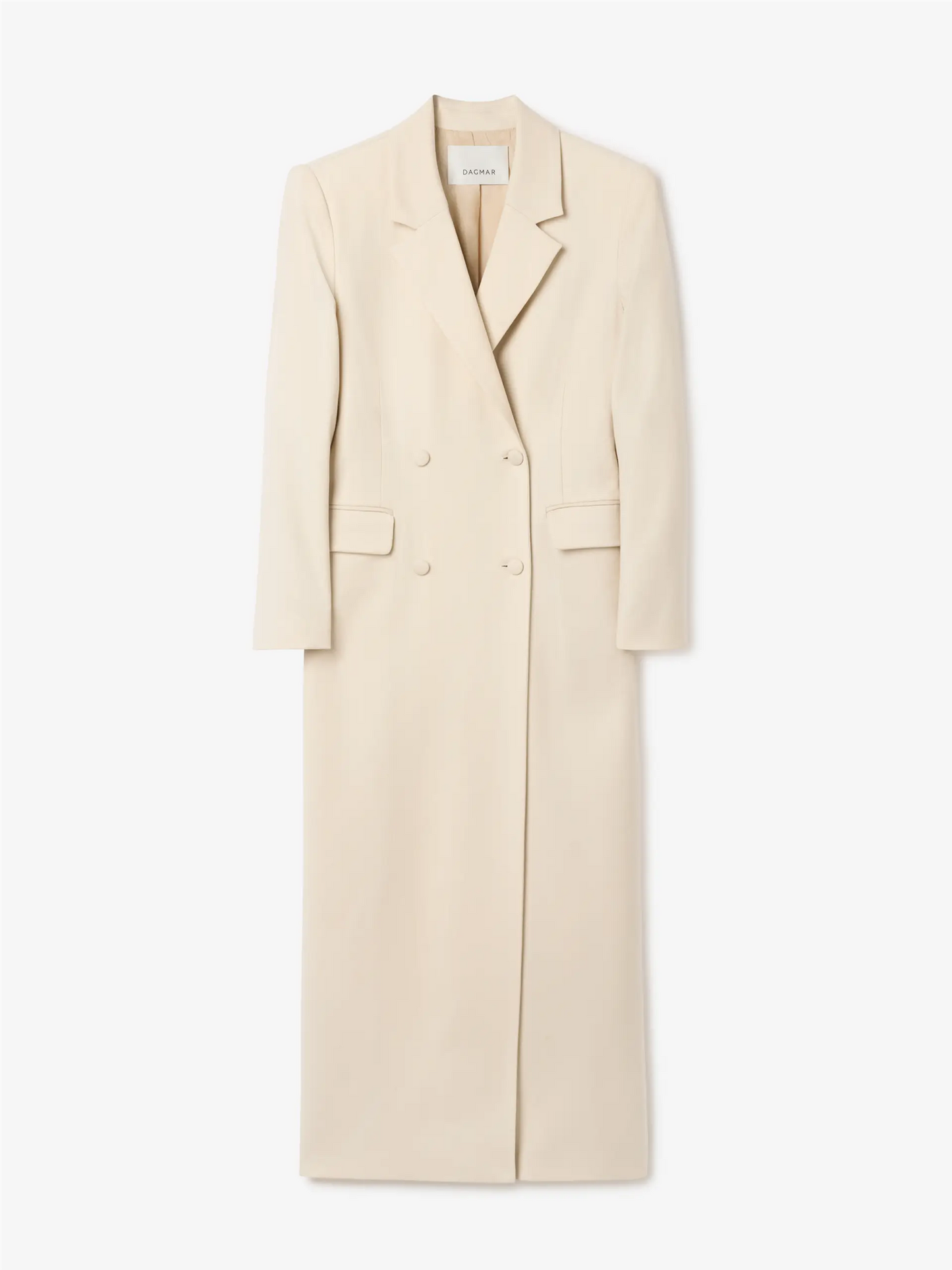 Long Tailored Blazer Sand Beige Blazere