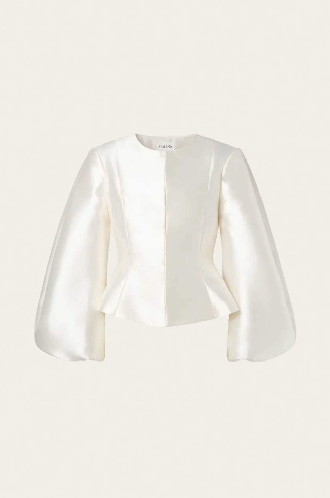 Vendela Balloon Sleeve Blouse Ivory Bluser