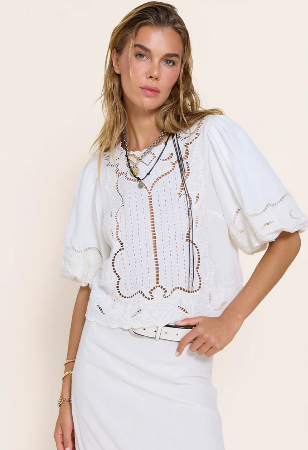 Zenith Top Vanilla Bluser