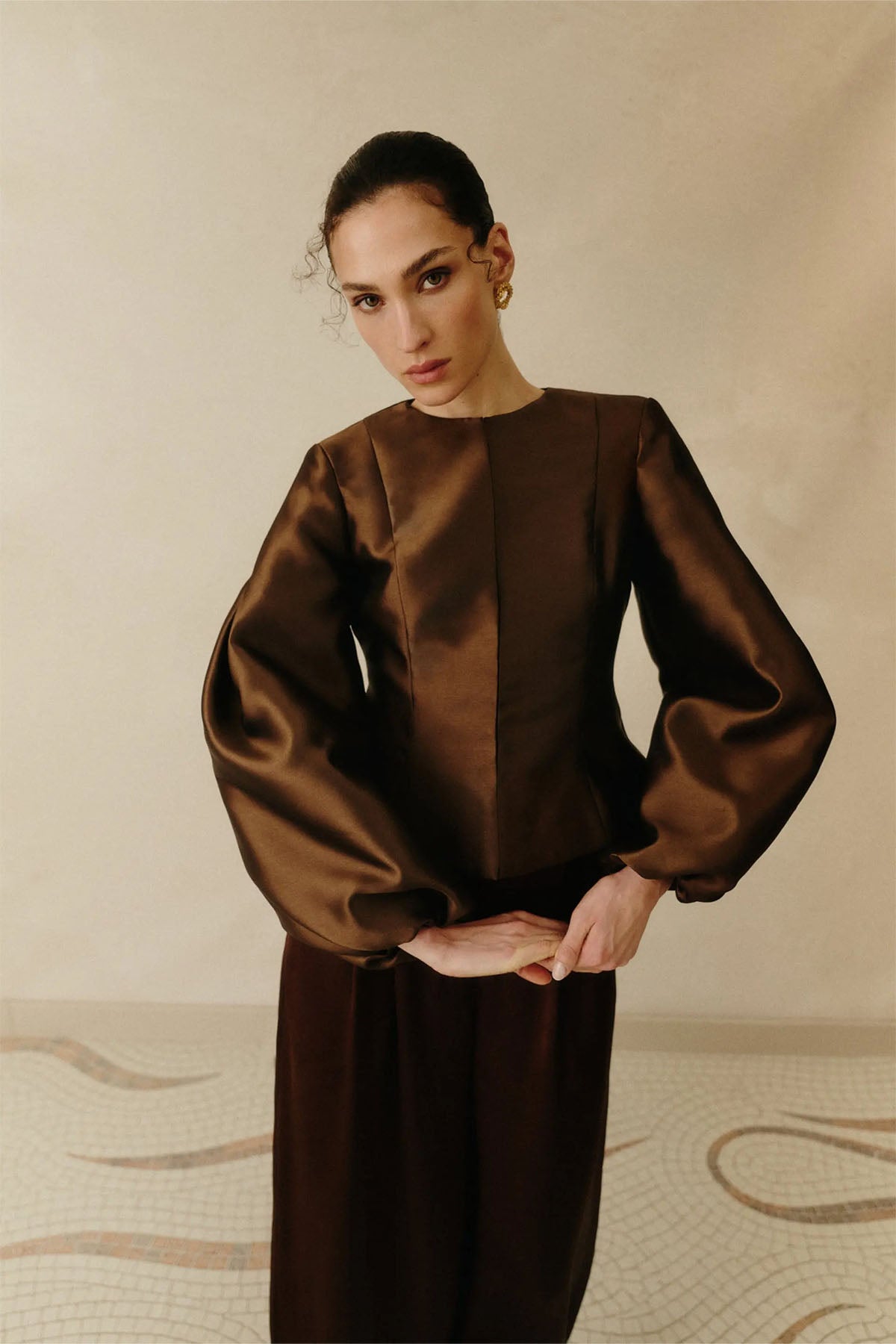 Bluser | Vendela Balloon Sleeve Blouse