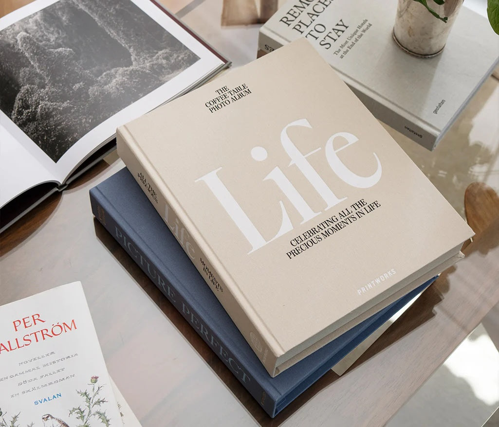 Photo Album - Life, Beige Dekor