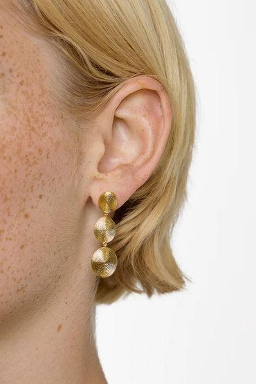 Øredobber | The Ruby Earrings - Gold