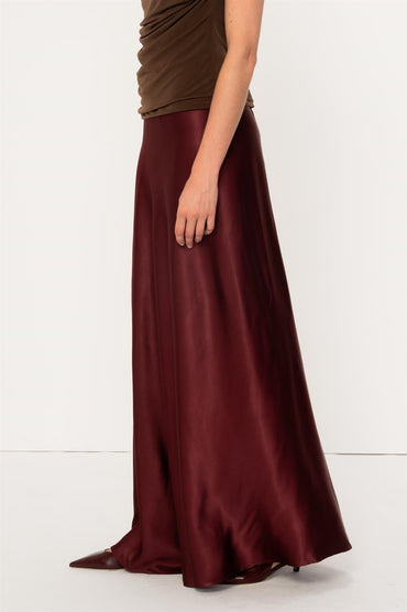 Hazel Skirt Burgundy Skjørt