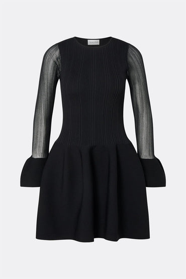 Elona Voluminous Skirt Knitted Mini Dress