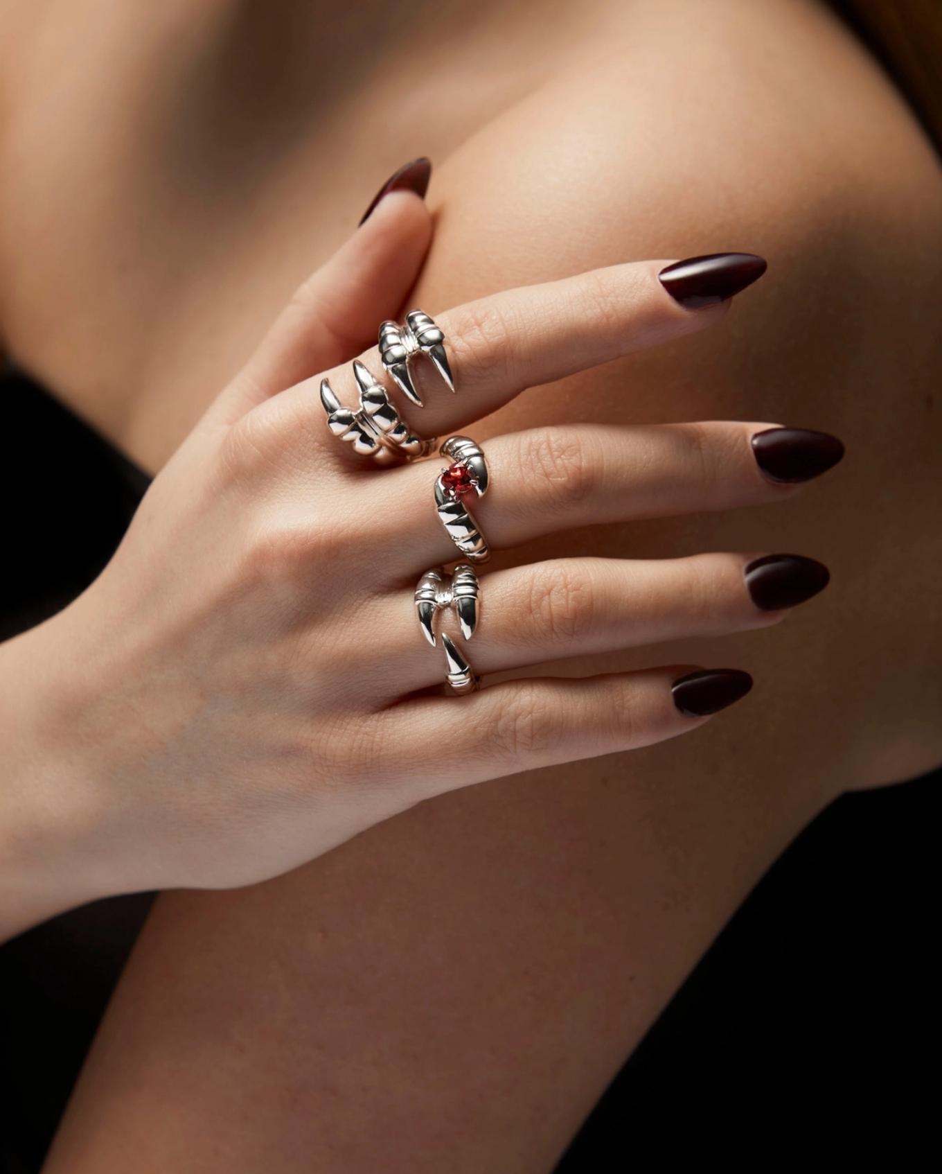 Claw Ring Silver Ringer