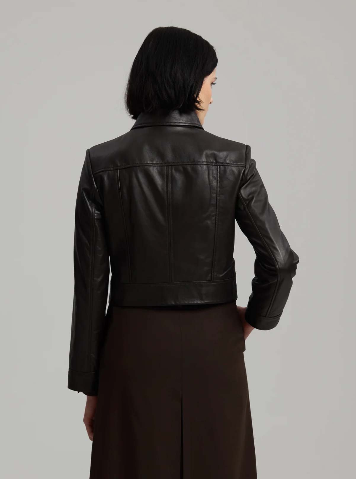 Osmana Leather Jacket Mocha Yttertøy