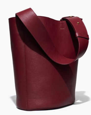 The Norma Tote Burgundy Red Vesker
