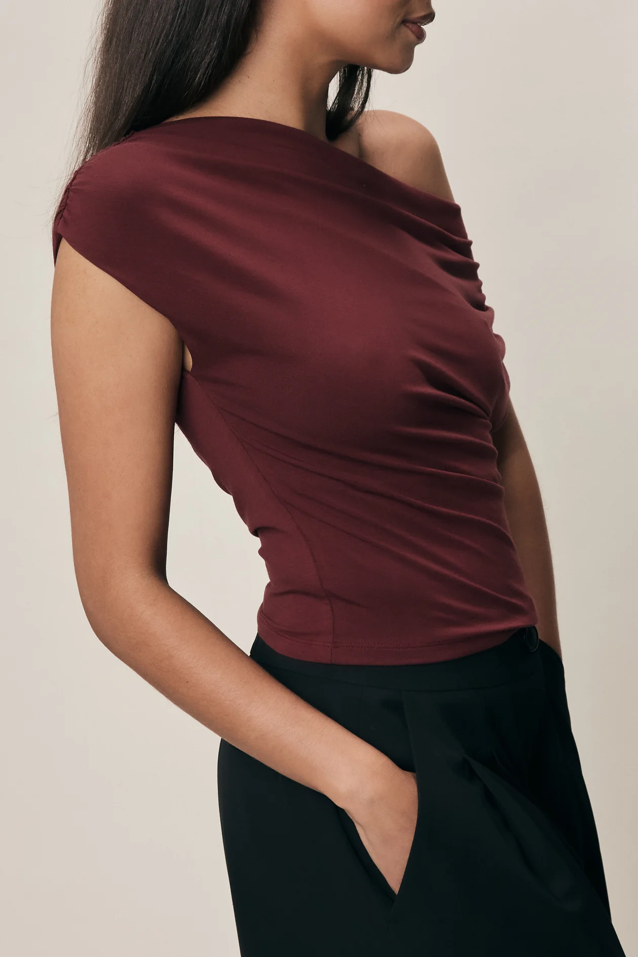 Ruta Top Pomegranate Bluser