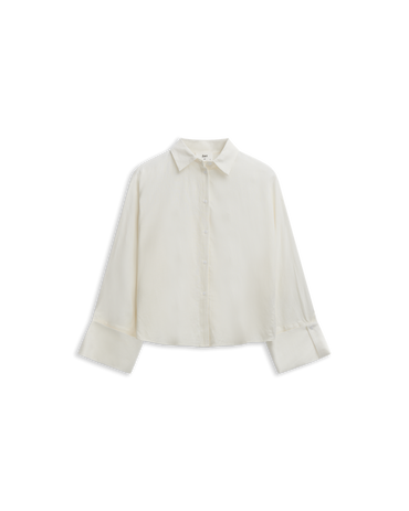 Bluser | Atari Linen Shirt White