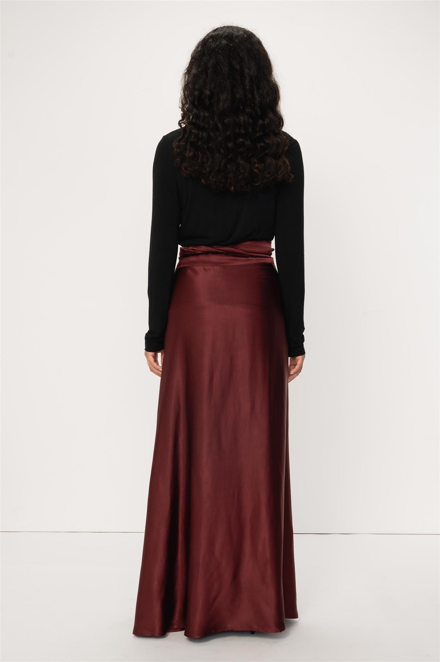 Hazel Skirt Burgundy Skjørt