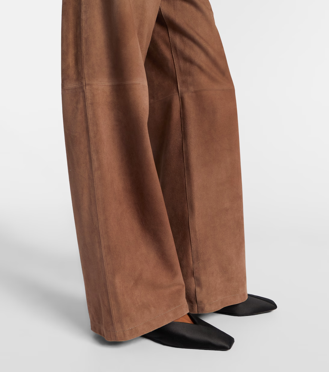 Fulmine Suede Trousers Brown Bukser