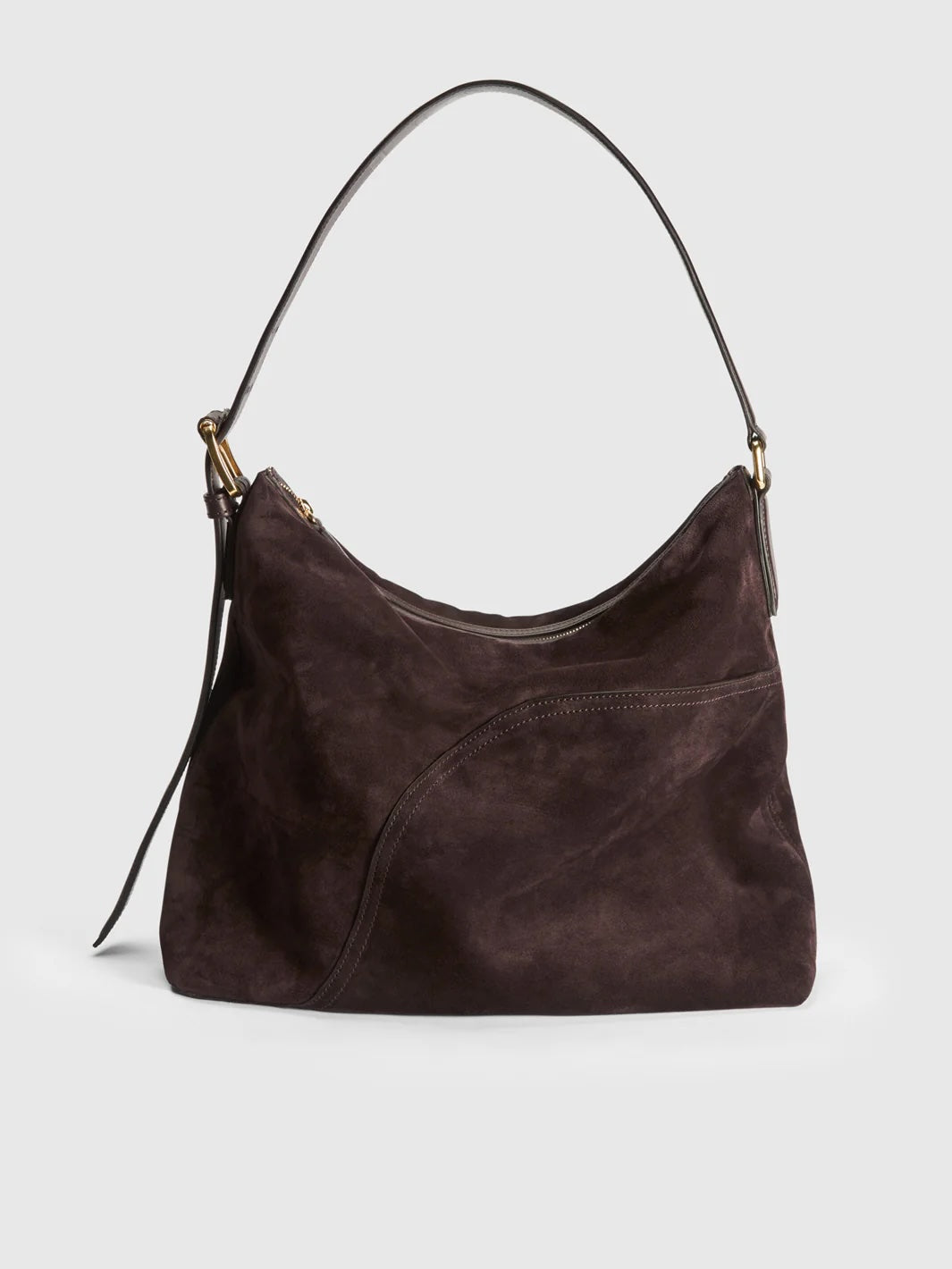 Bassano Walnut Suede Tote Bag Vesker