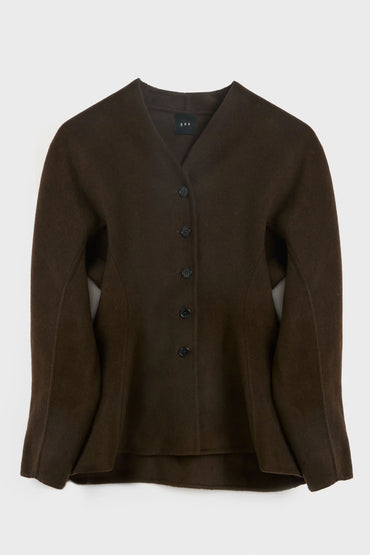 Jakker | Nadina Wool Jacket - Brown