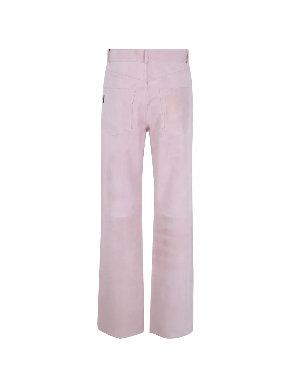 Bukser | Korea Suede Pants Light Pink