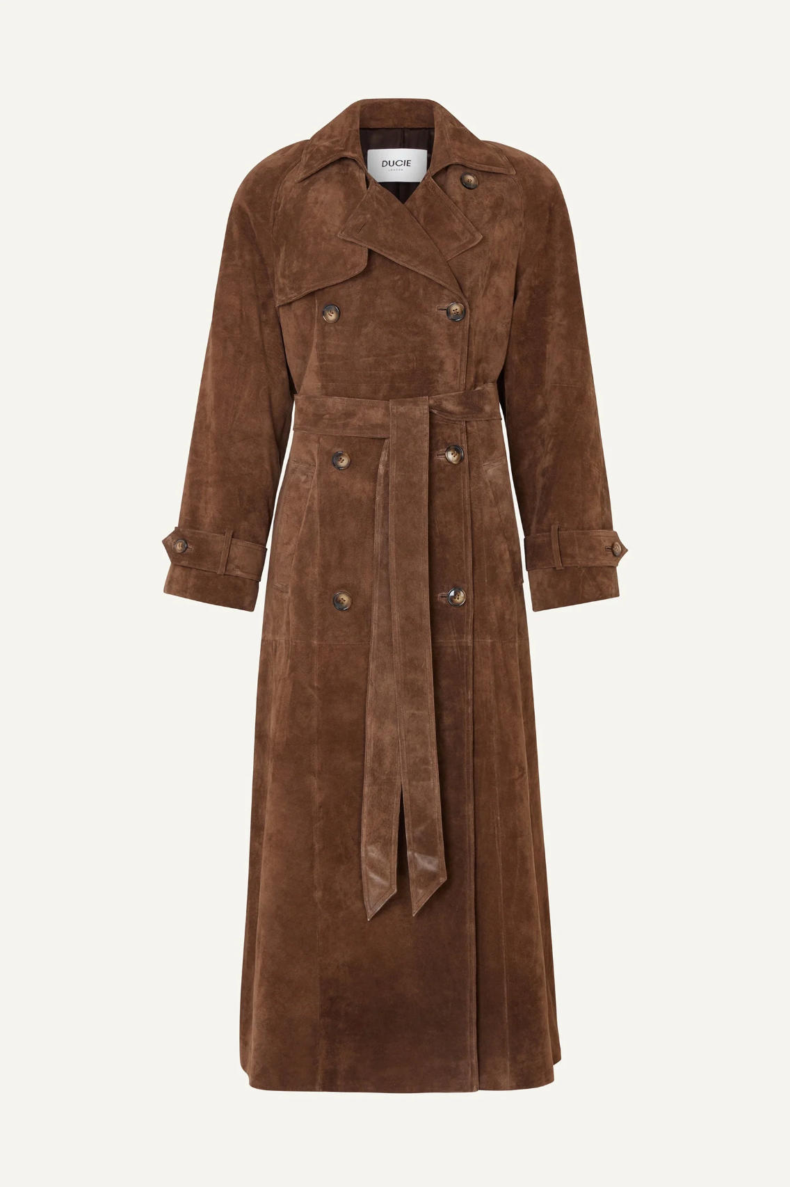 Corrin Suede Coat Coco Yttertøy