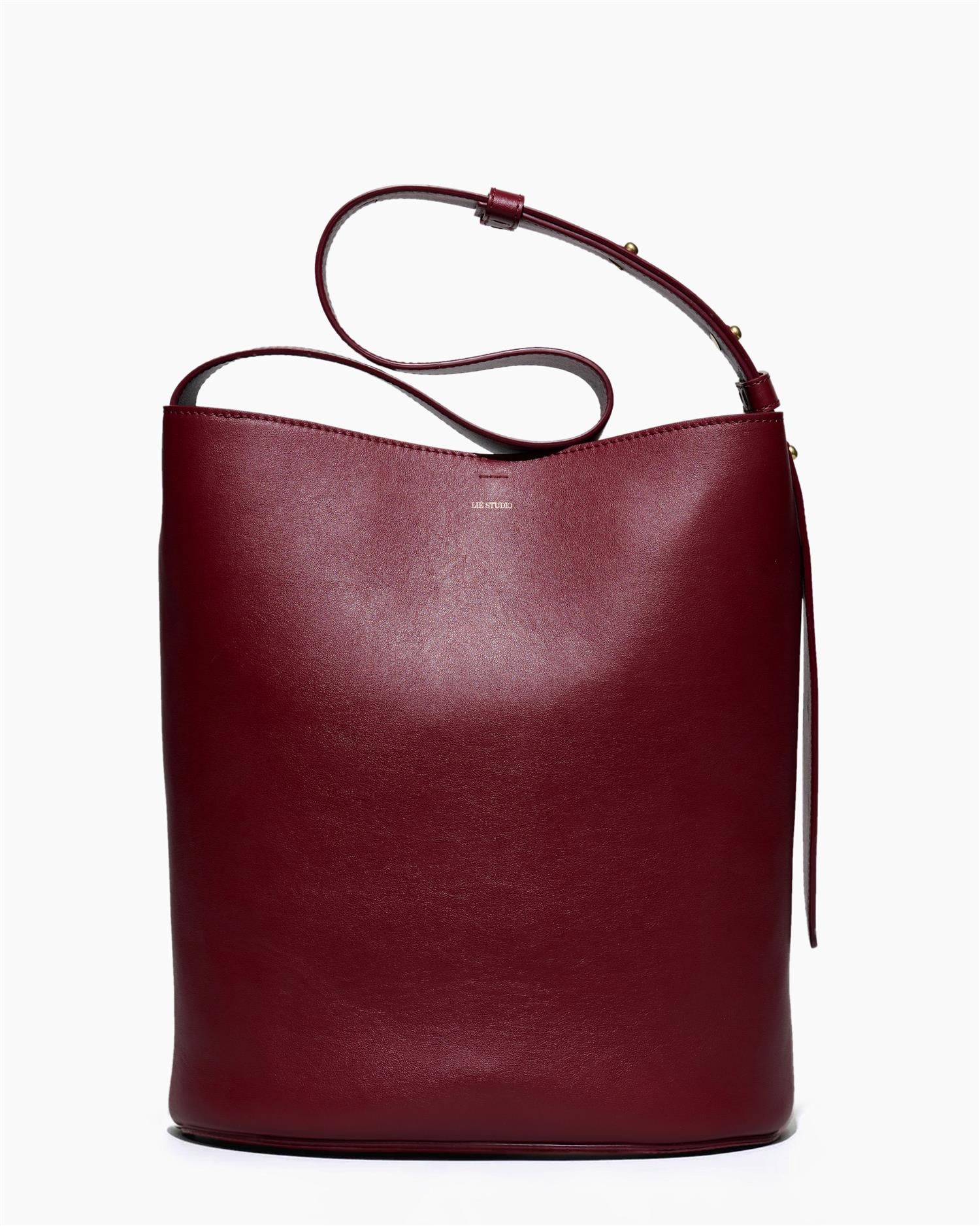 The Norma Tote Burgundy Red Vesker