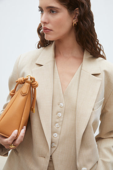 Dwen Blazer Beige Blazere