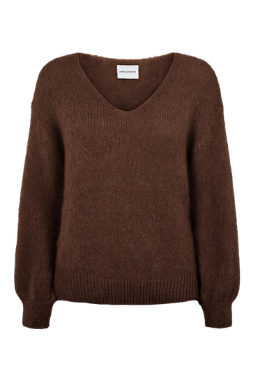 Milana LS Alpaca Pullover Cocoa Gensere
