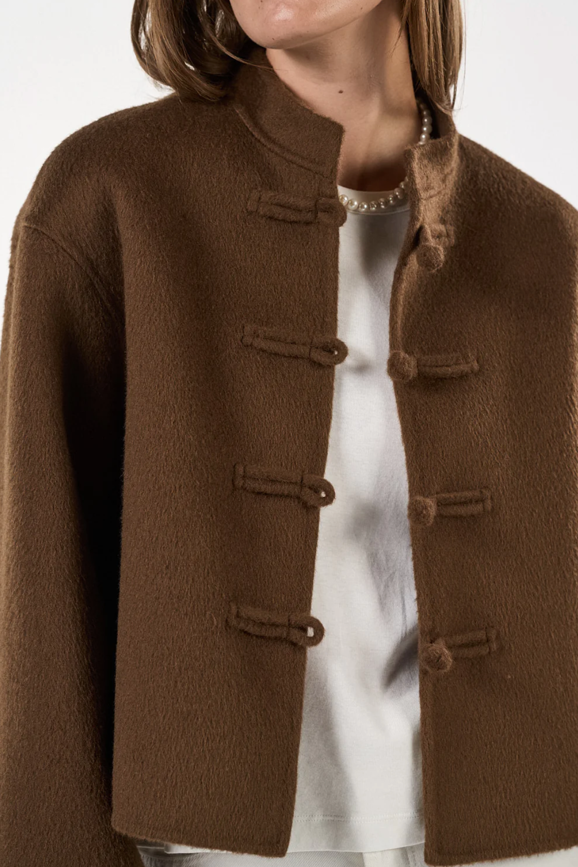Lily Coat Mocha Kåper