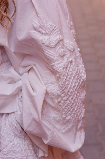 Bluser | Nordic Pearl Shirt White