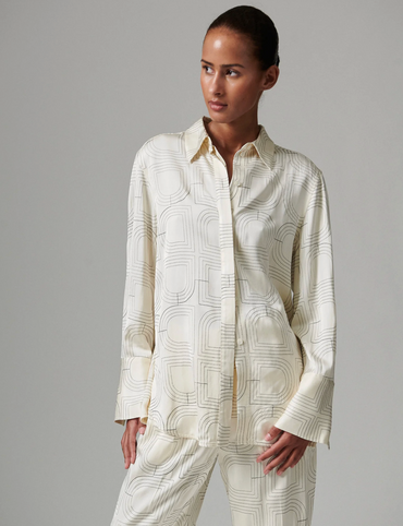 Plyma - Fluid Viscose Stitch Bluser