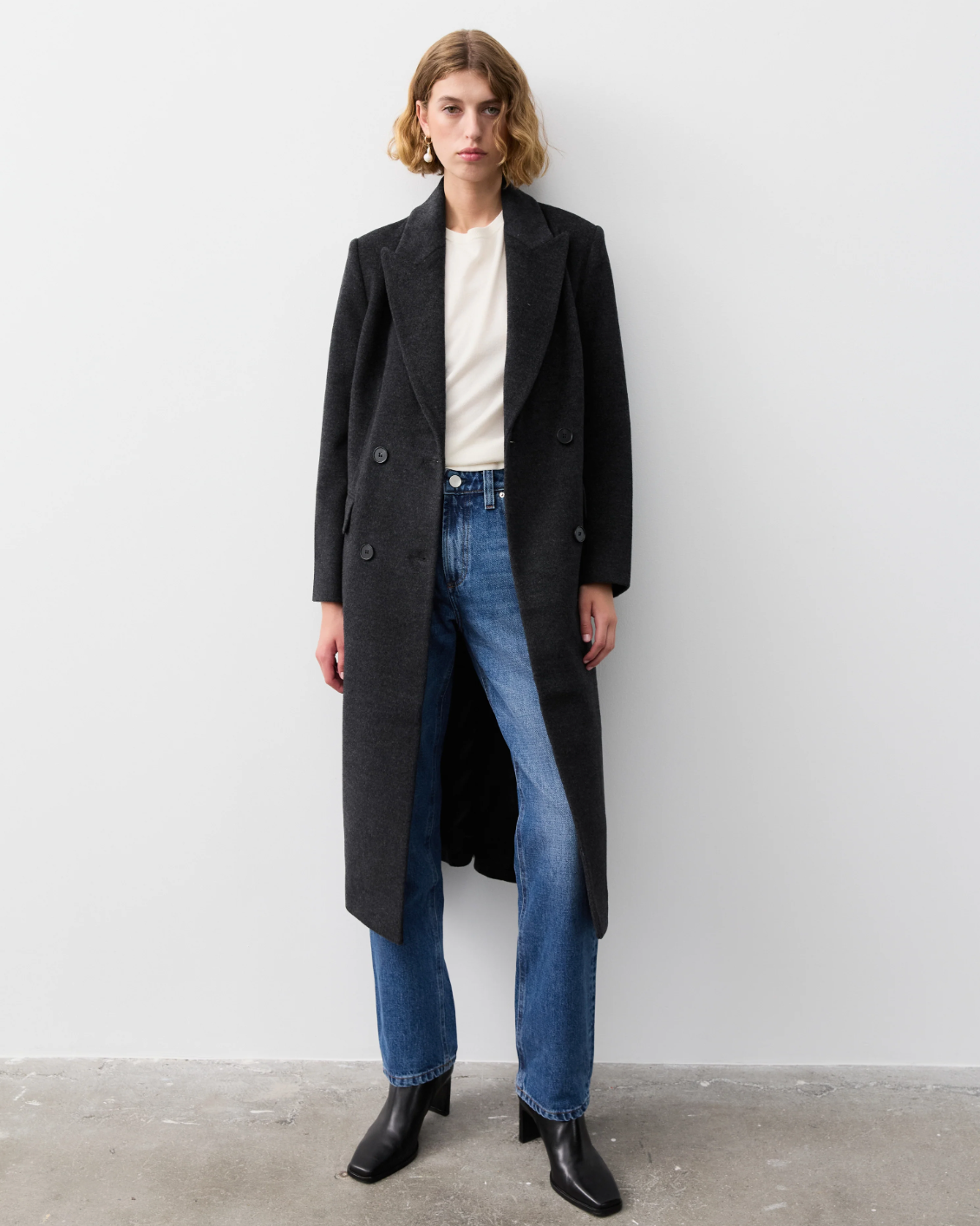 The New York Coat Charcoal Grey Yttertøy