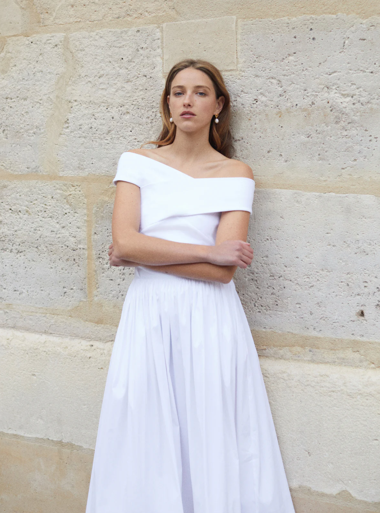 Abelena Top White T-skjorter