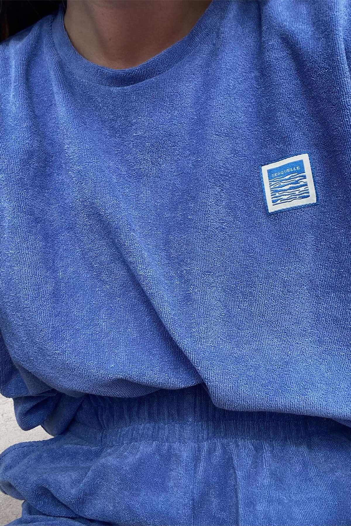 Terry Logo Sweatshirt Sky Blue