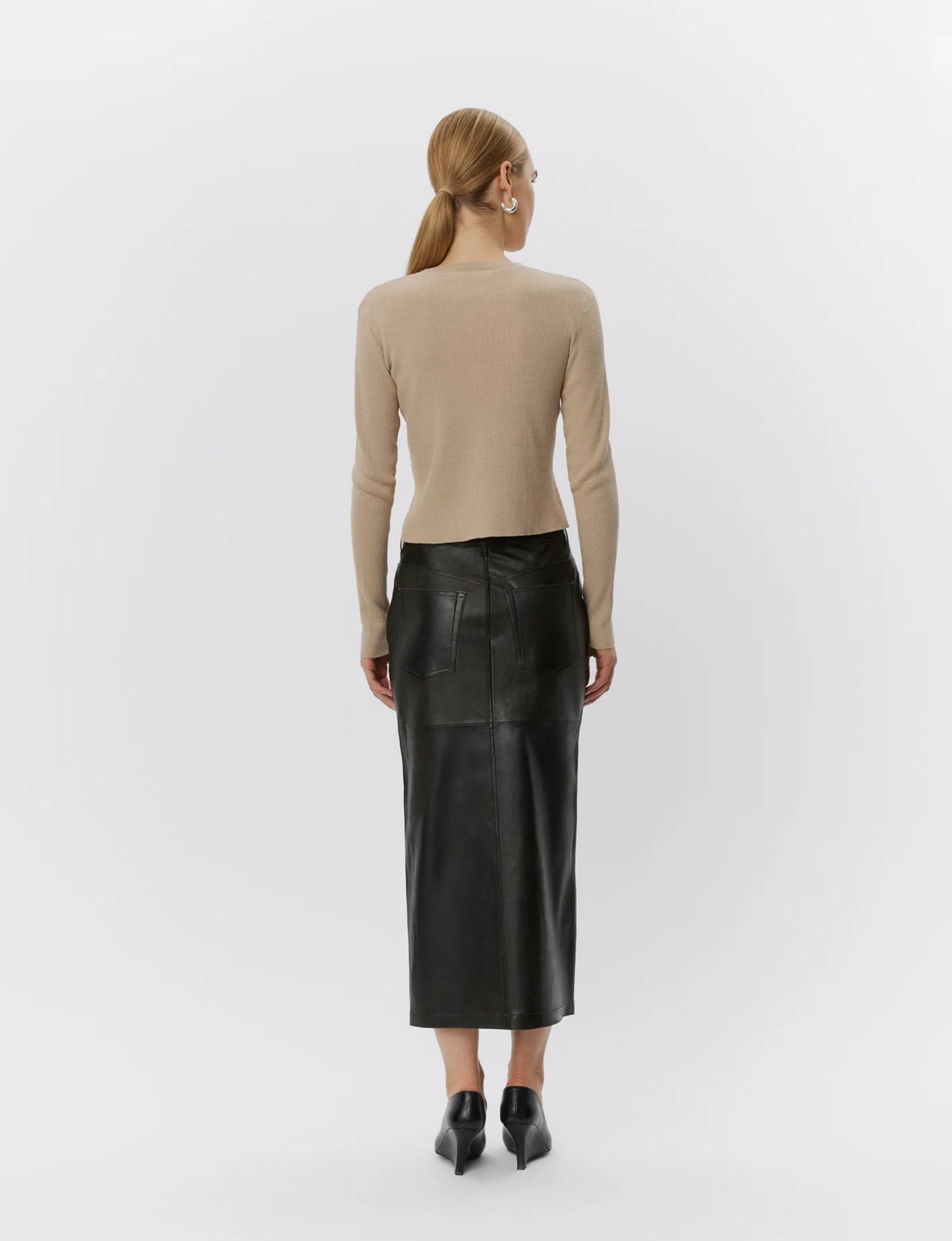 Niki - Leather Contemporary Skirt Skjørt