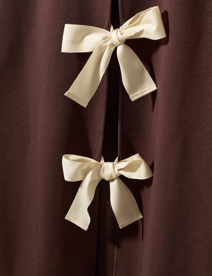 Bow Tee Espresso Bluser