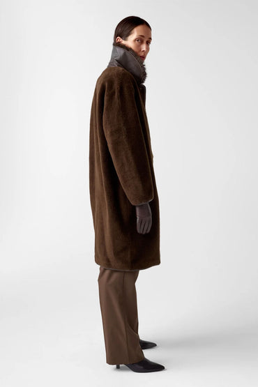 Elda lamb fur coat